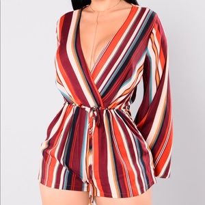 Stripped Romper
